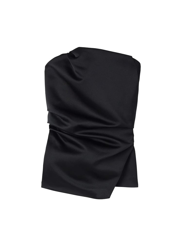A.L.C. Nata Strapless Satin Top