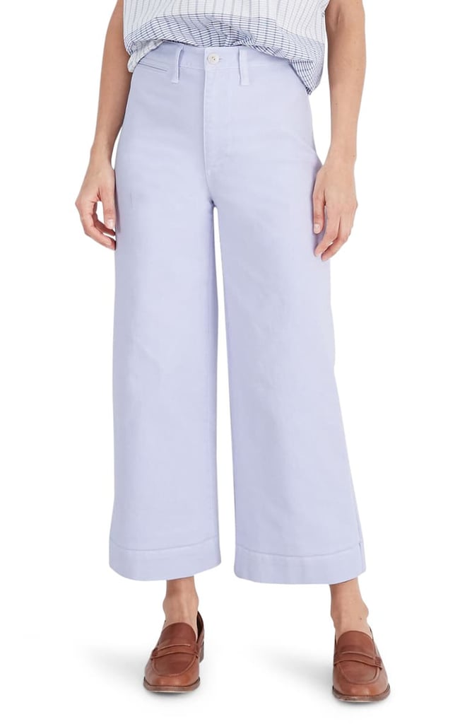 Madewell Emmett High Waist Crop Wide Leg Pants