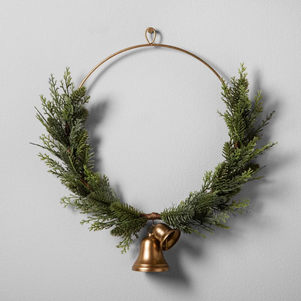 Artificial Juniper Wreath With Bell ($20) Artificial Juniper Wreath With Bell ($20)