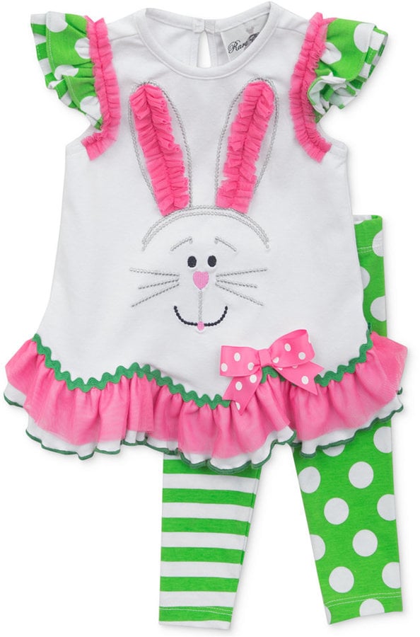Green-and-Pink Easter Set For Girls