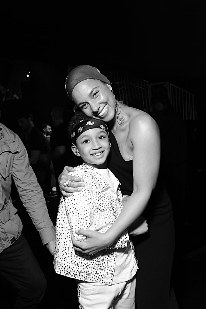 Alicia Keys With Her Sons at 2019 iHeartRadio Music Awards