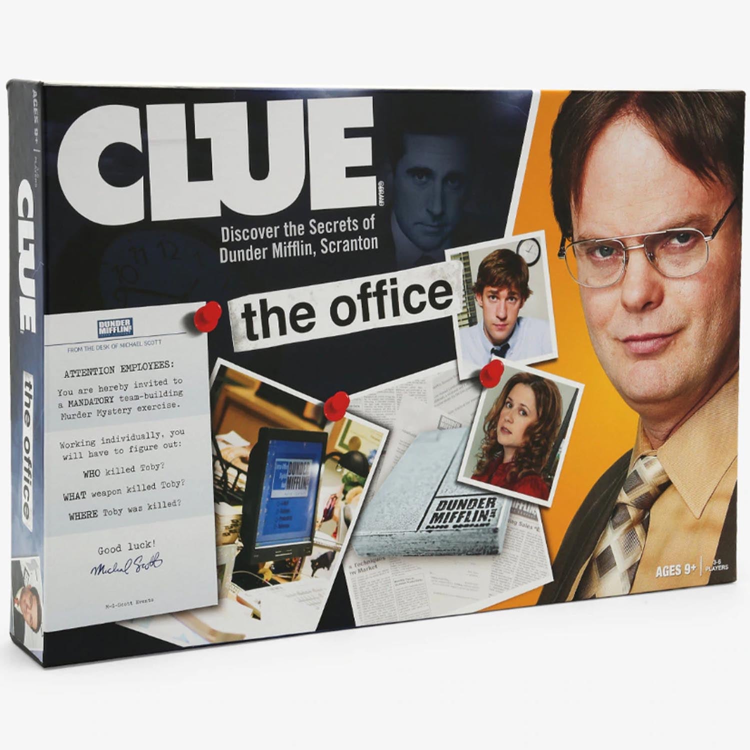 Clue The Office Edition Replacement Parts Nametags Board Etc Cards 