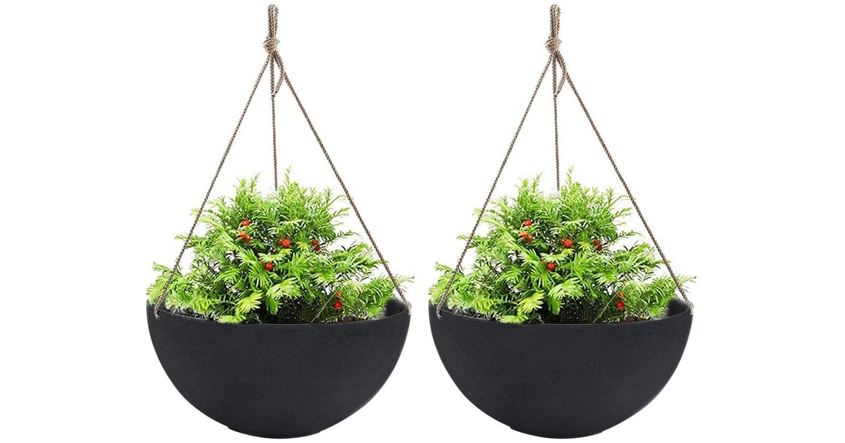 La Jolie Muse Large Hanging Planters Best Backyard Decor POPSUGAR