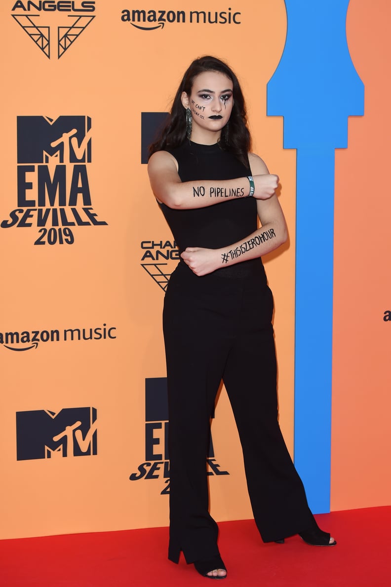 Jamie Margolin at the MTV EMAs 2019