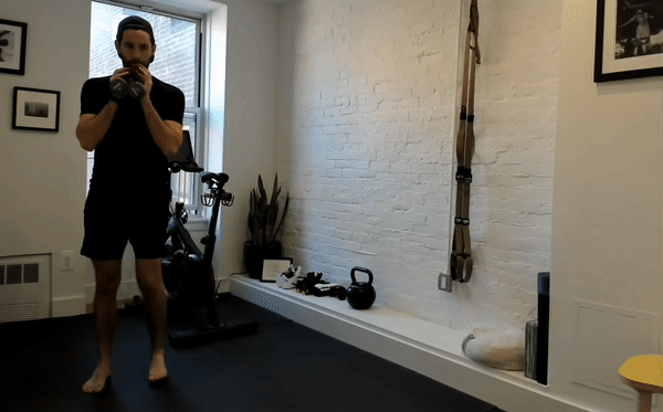 Block 1, Exercise 1: Side Lunge to Center Squat Block 1, Exercise 1: Side Lunge to Center Squat