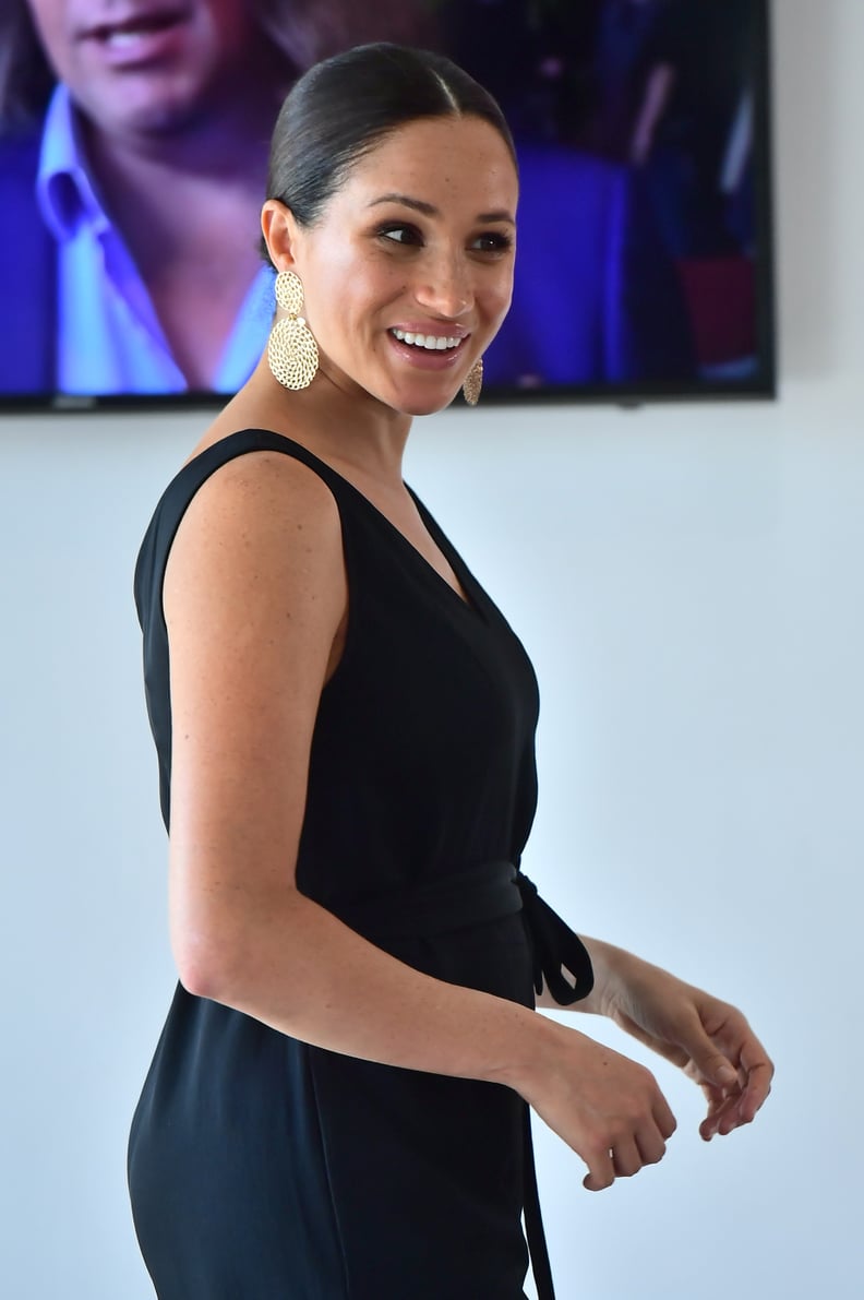 Meghan Markle's Gold Earrings in Cape Town, South Africa