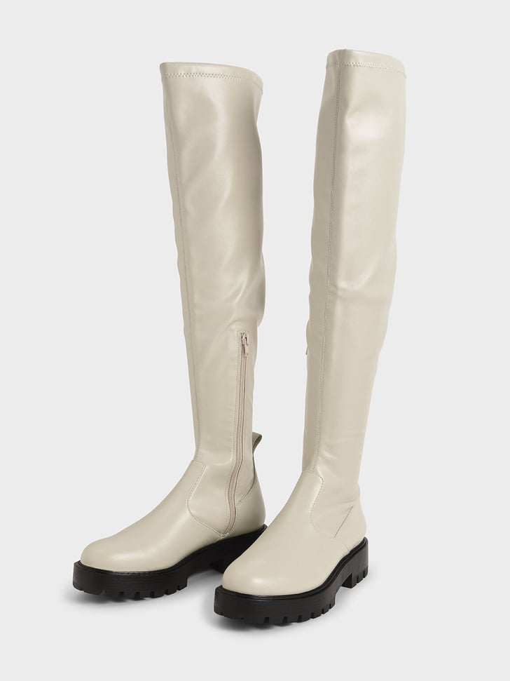 Charles & Keith Thigh High Platform Boots | Best Fall 2020 Boots For ...