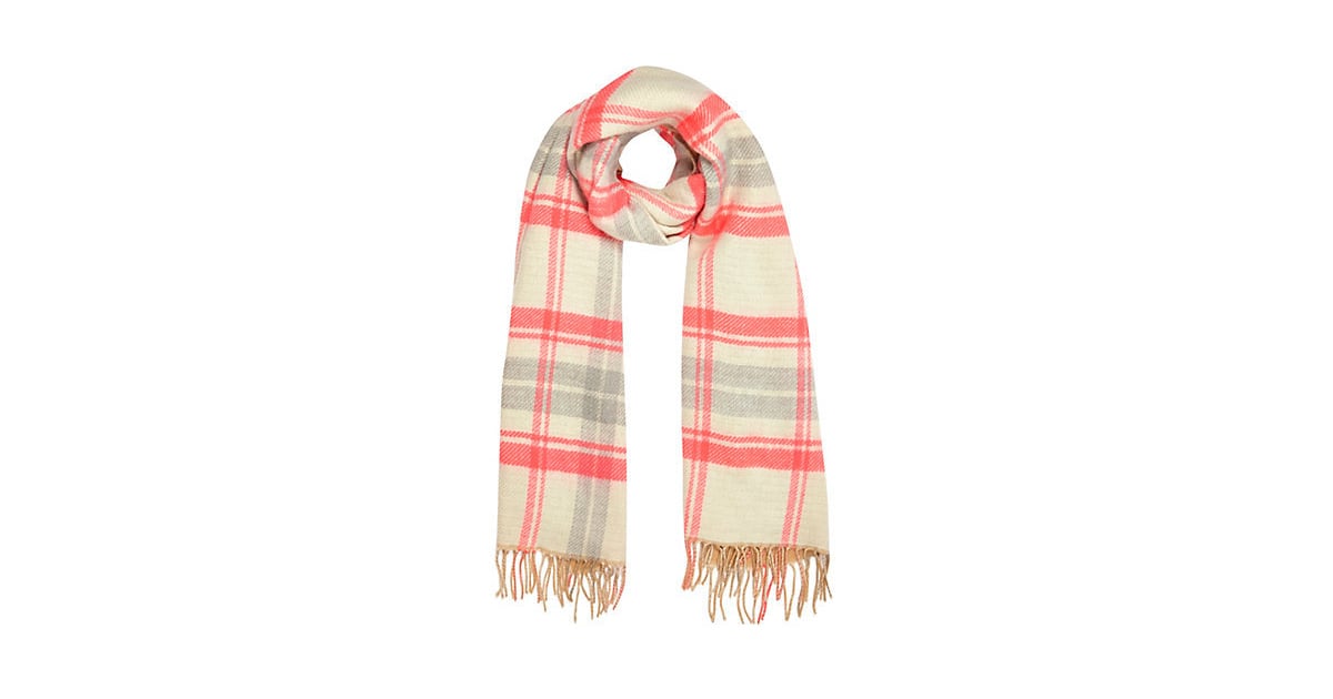 River Island Plaid Blanket Scarf Oversize Plaid Scarves POPSUGAR