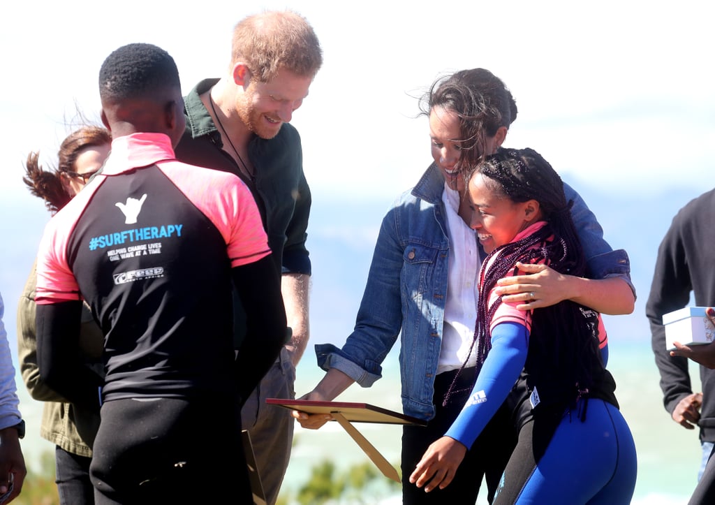 Prince Harry and Meghan Markle Hugging on South Africa Tour