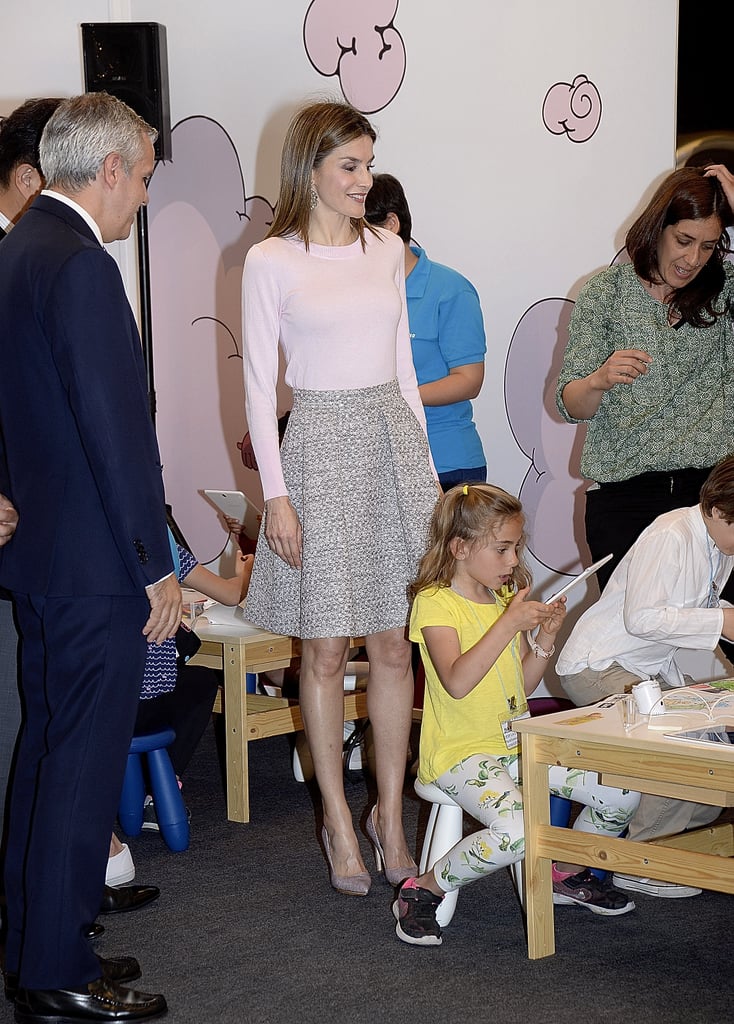Queen Letizia's Spring Skirt May 2016