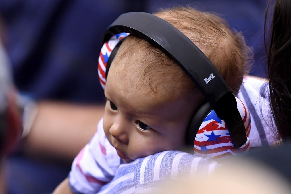 Michael Phelps's Son Boomer at the Summer Olympics 2016