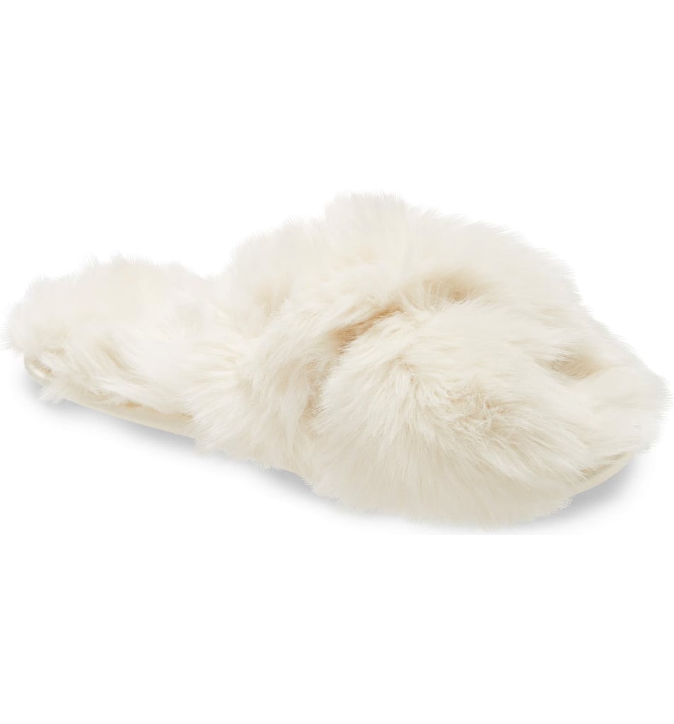 Rachel Parcell Faux Fur Slipper