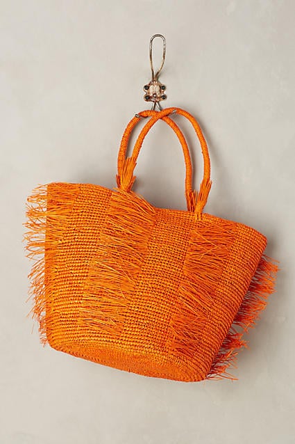 Sensi Studio Frayed Toquilla Straw Tote