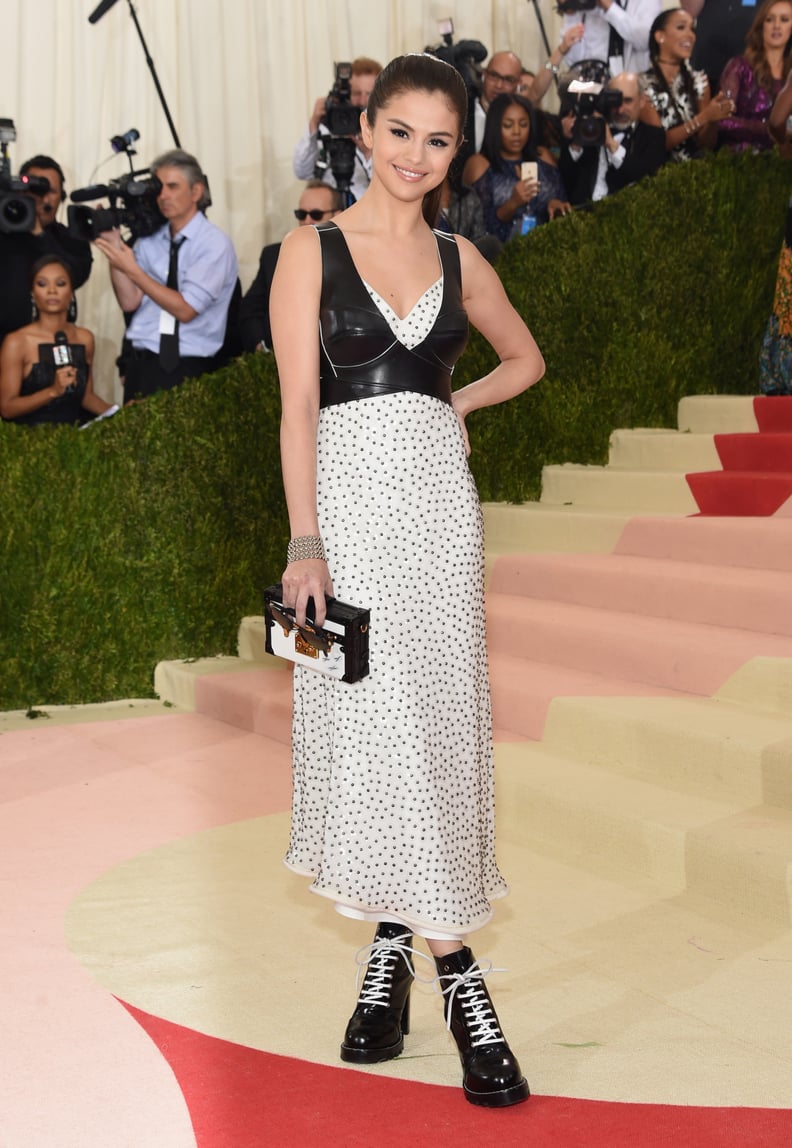 Selena Gomez in Louis Vuitton at the 2016 Met Gala