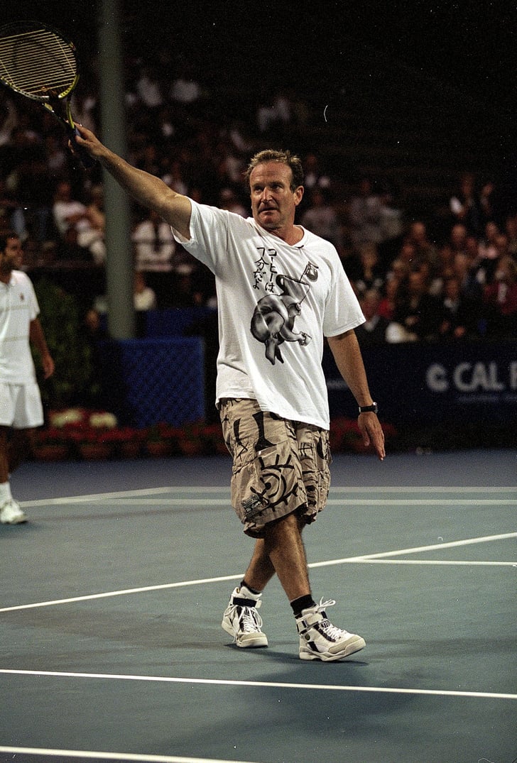Exhibit I Robin Williams in a Matching Tennis Outfit Was