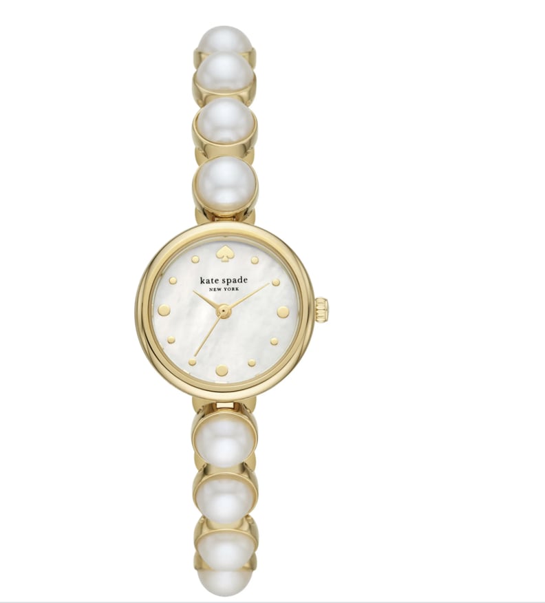 A Two-in-One Piece: Kate Spade Monroe Imitation Pearl Bracelet Watch