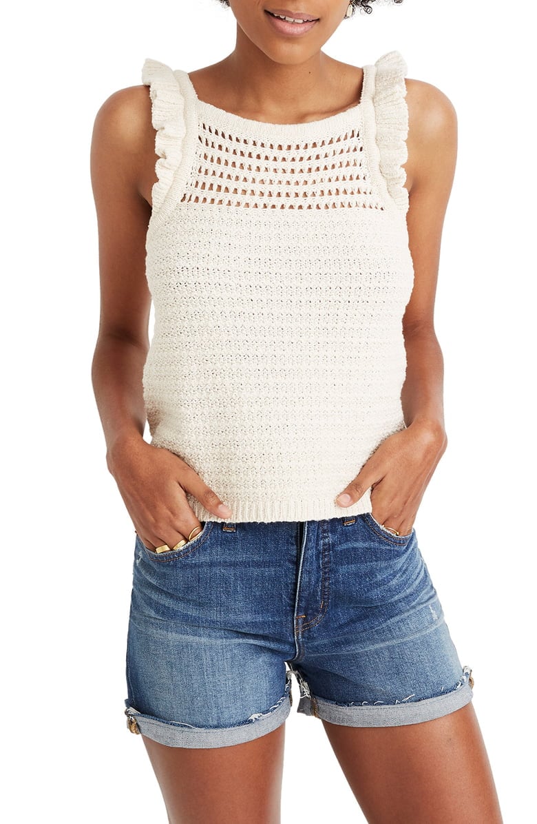 Madewell outlet crochet top