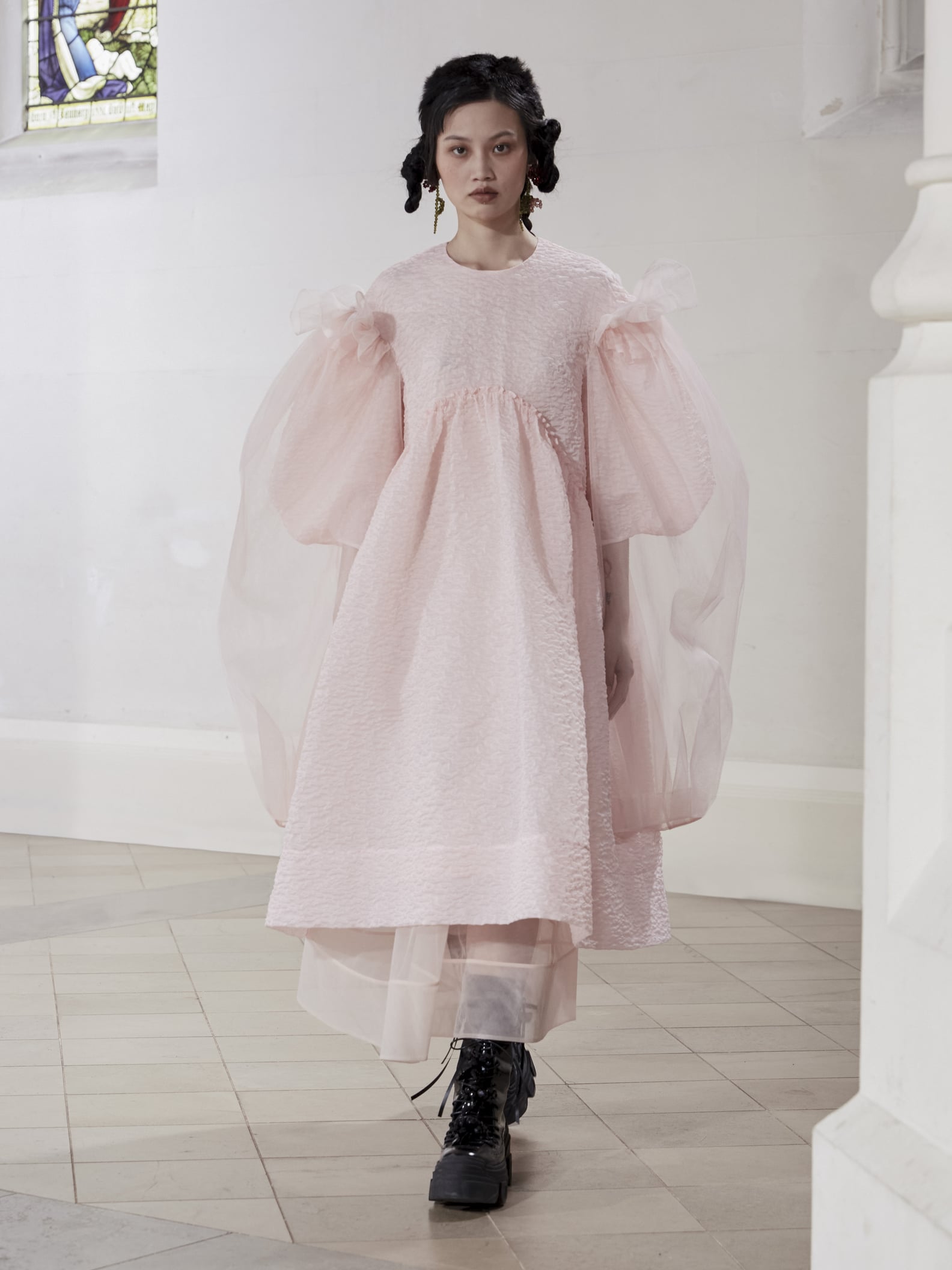 Simone Rocha Fall 2021 Features Patchwork and Regencycore | PS Fashion