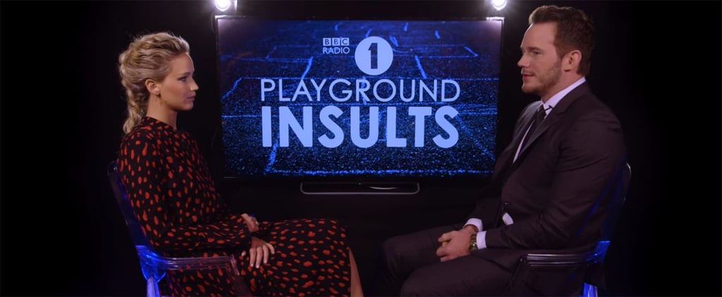 Chris Pratt and Jennifer Lawrence Playground Insults Video
