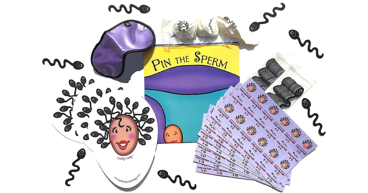 Pin the Sperm on the Egg Game Coed Baby Shower Games POPSUGAR UK