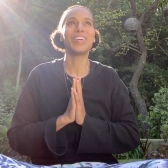 Kerry Washington Shared Her At-Home Yoga Flow | Video