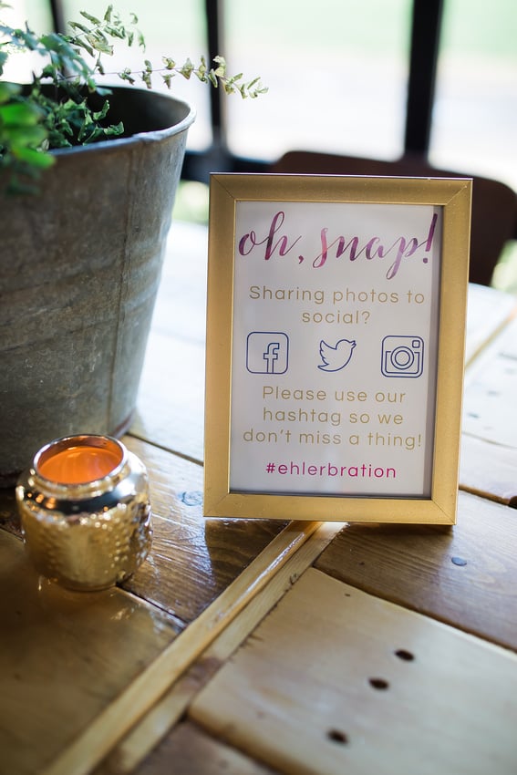 Coffee Shop Wedding Reception