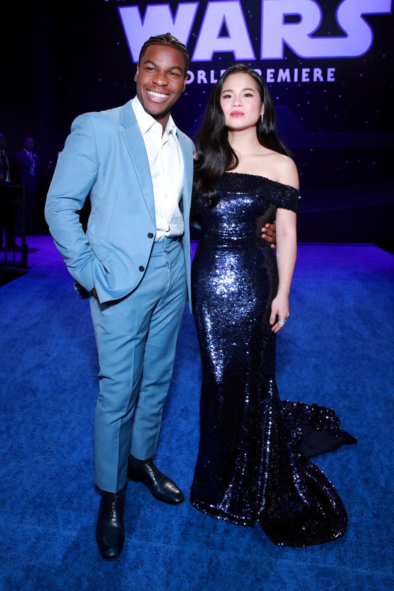 John Boyega and Kelly Marie Tran at the Star Wars: The Rise of Skywalker Premiere in LA