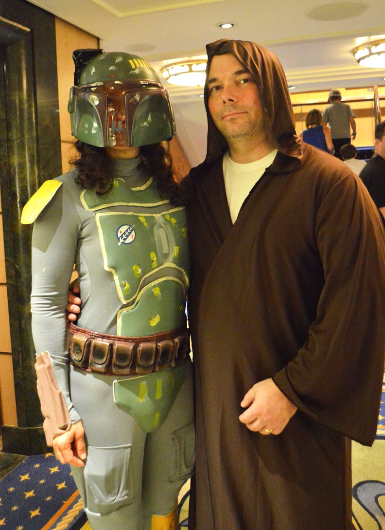 Boba Fett and a Jedi