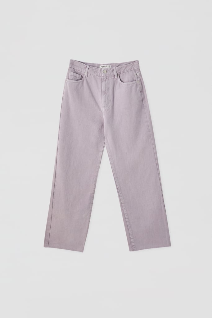 Pull&Bear Cropped Straight-Leg Jeans