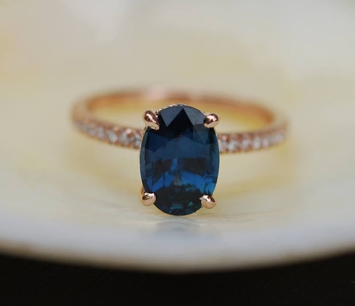 Etsy Sapphire Ring