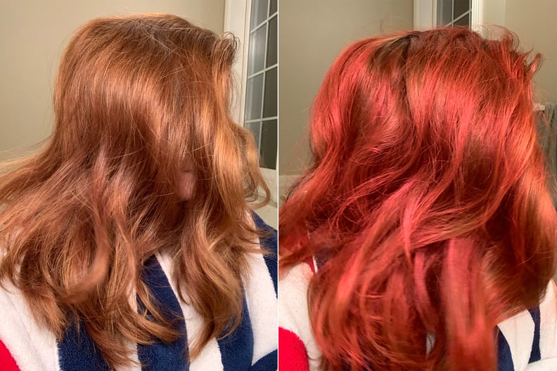 Before and After KMS Style Color Real Red