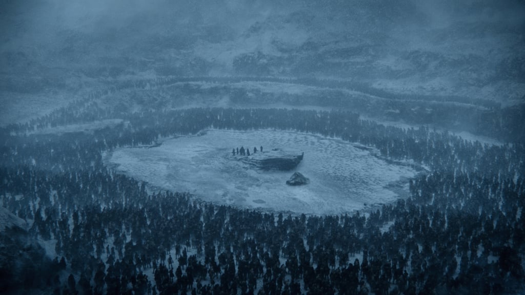 The Wights Waiting Until the Lake Freezes to Attack