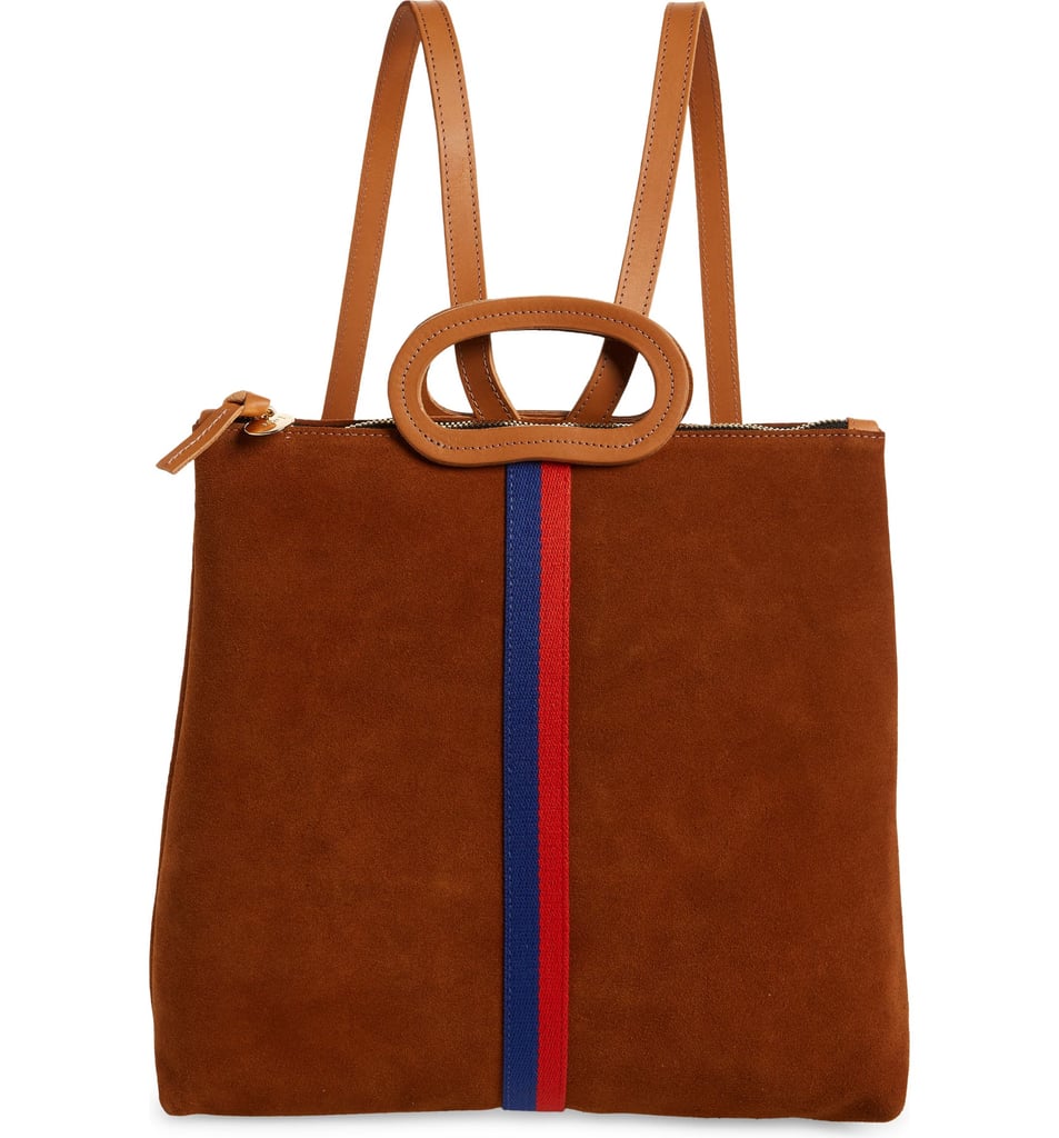Clare V Marcelle Suede Tote Backpack