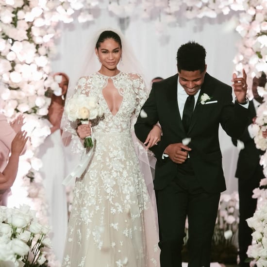Chanel Iman Zuhair Murad Wedding Dress