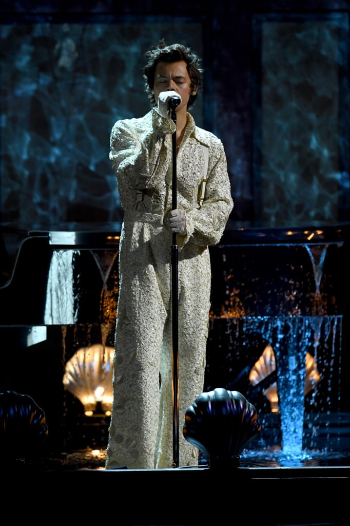 Harry Styles Performing at the 2020 BRIT Awards