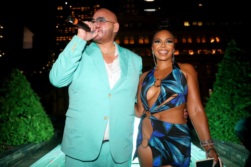 Ashanti Wears Sexy Cutout Dress to Fat Joe's Birthday Party