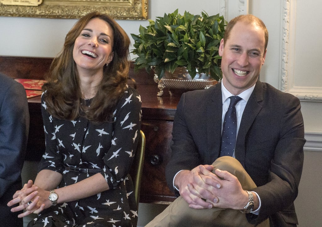 They've Enjoyed a Laugh While Rocking Prints on Dresses and Ties