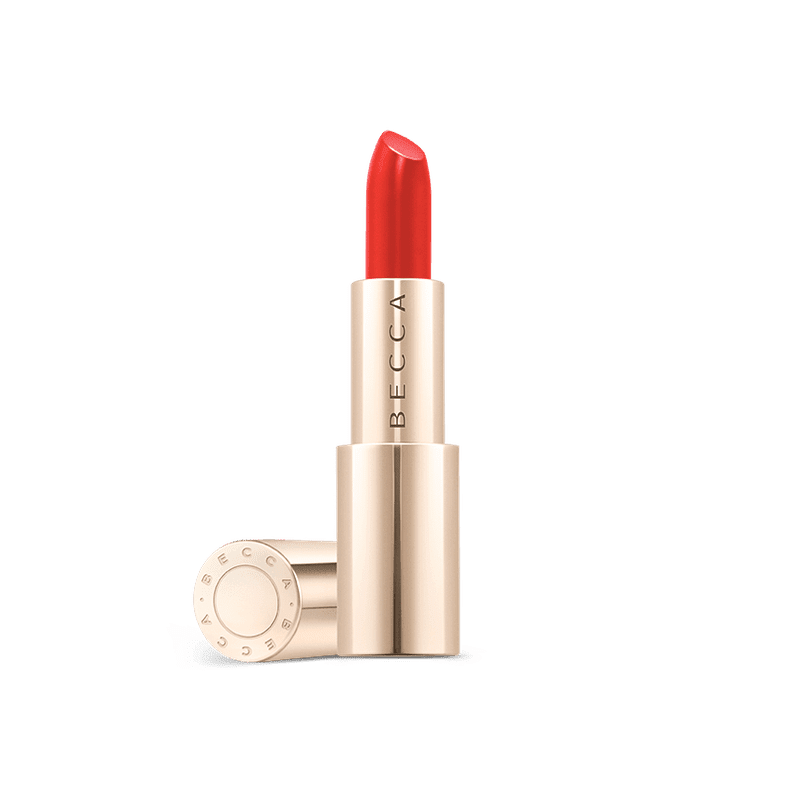 Becca x Khloé Kardashian and Malika Haqq Ultimate Lipstick Love in Khloé's Hot Tamale