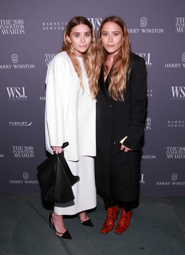 Mary-Kate and Ashley Olsen Shoes at WSJ Awards November 2018