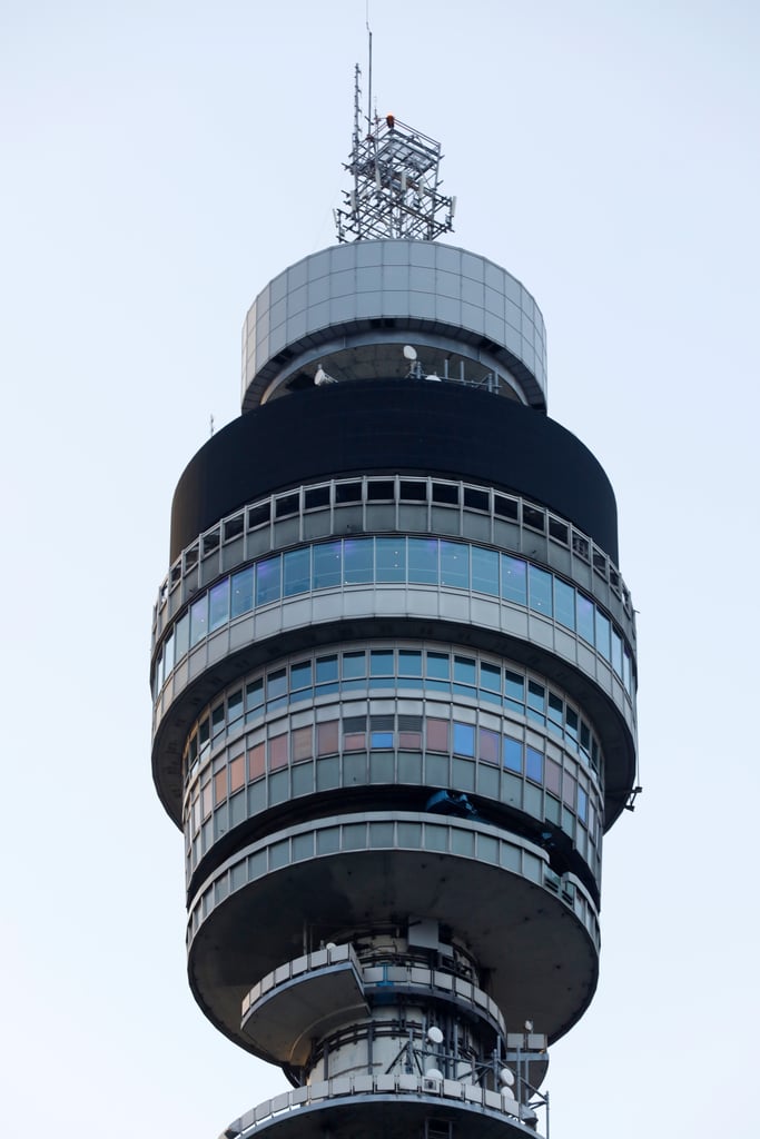 The display on the BT Tower in London went black after news broke of Elizabeth's death.