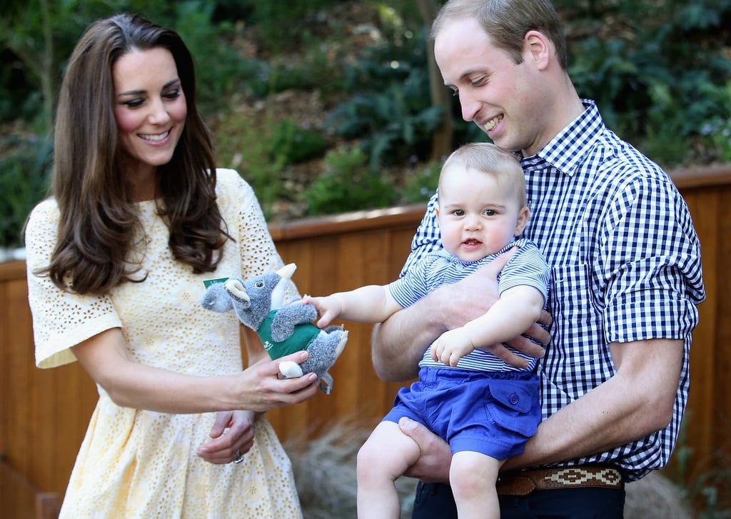 George's visit to the Taronga Zoo in Sydney, Australia, on April 20.