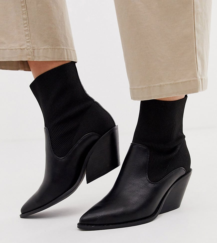 ASOS Design Rekindle Western Sock Boots 