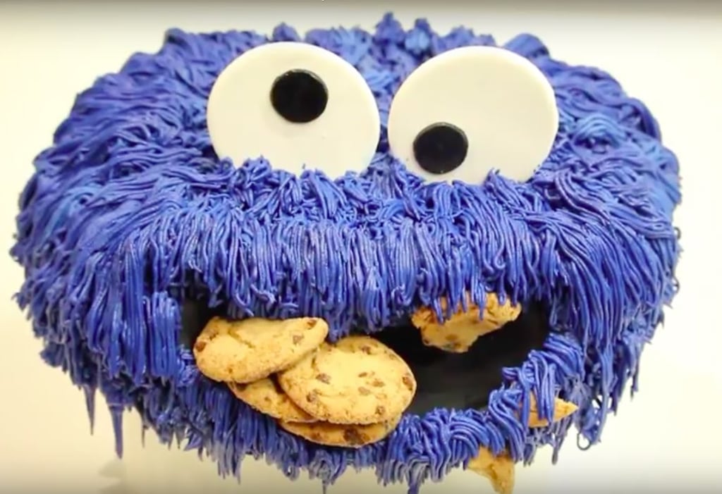 Cookie Monster Cake Decorating Demo
