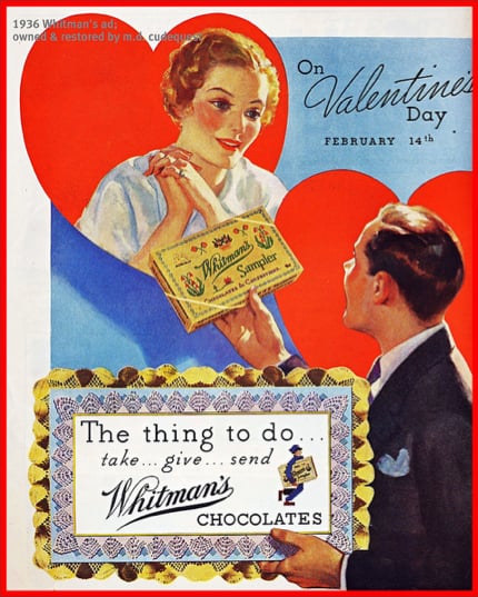 It's all about the chocolate, at least according to advertisers.