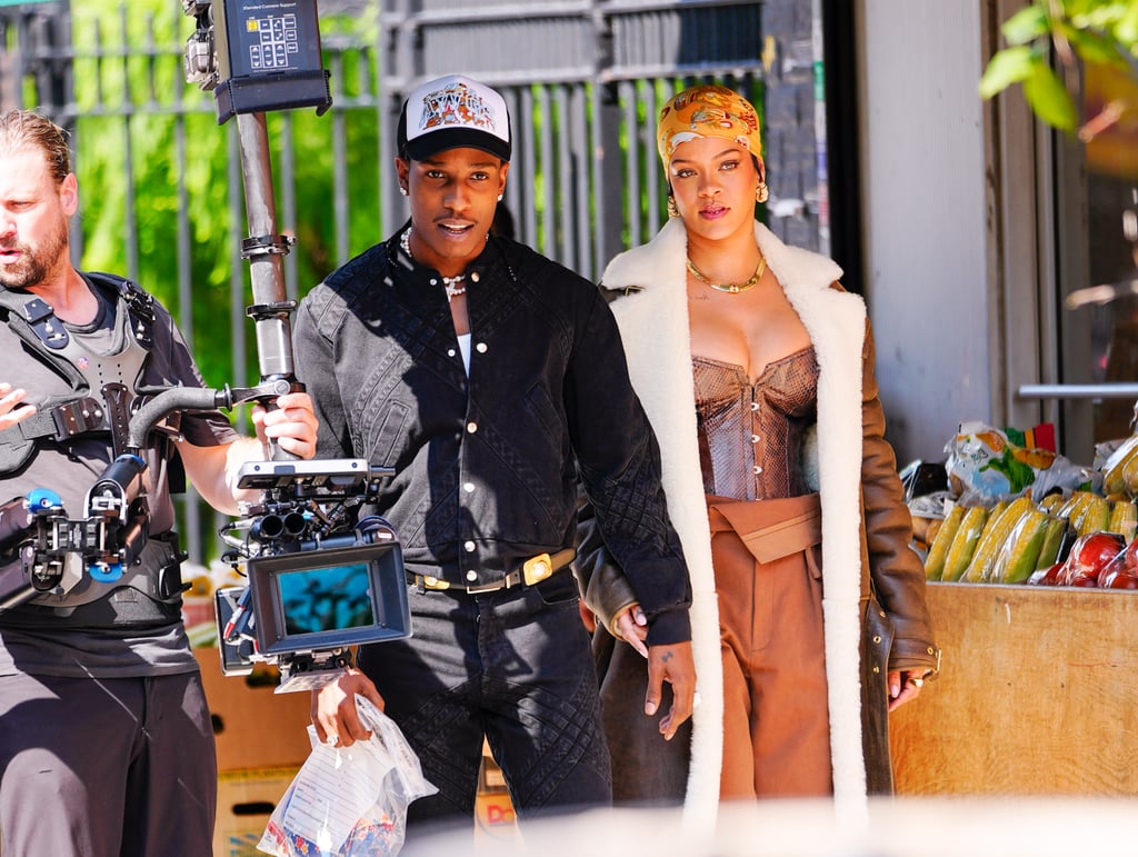 Rihanna and A$AP Rocky Were Just Seen Filming a Music Video