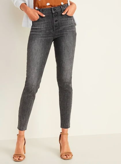 High-Waist Skinny Jeans