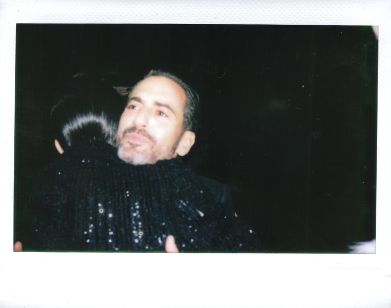 And Gave Marc Jacobs a Hug Before She Hit the Runway