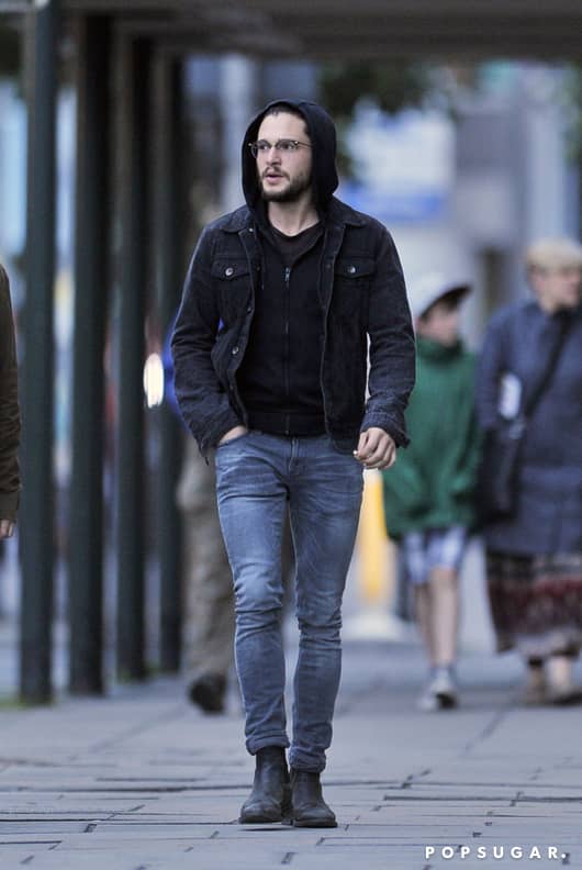 Kit harington top denim jacket