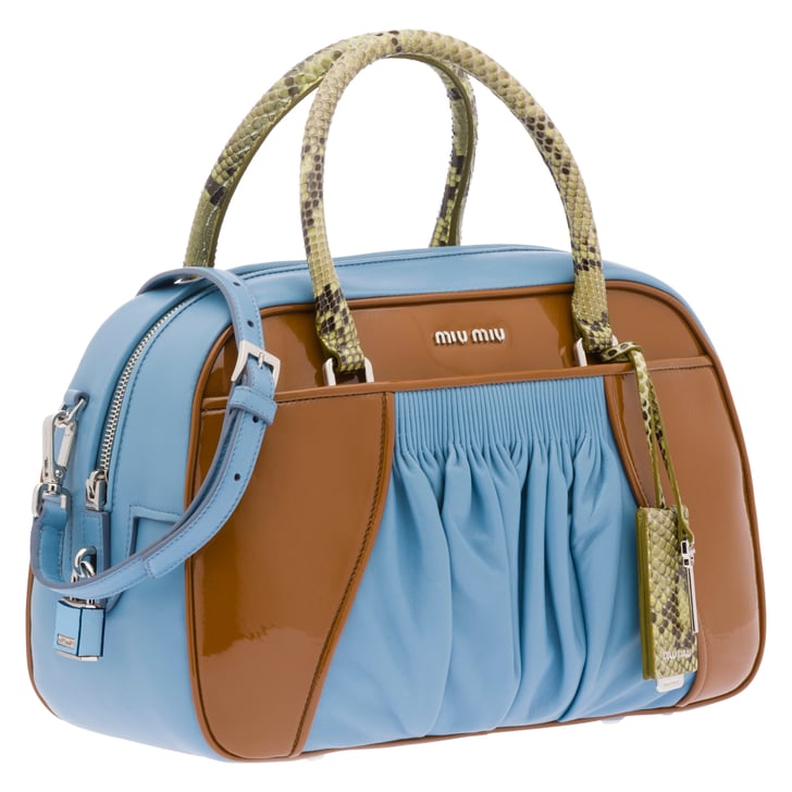 Miu Miu Top Handle Bag ($3,120) | Elle Fanning Carrying a Miu Miu Bag ...