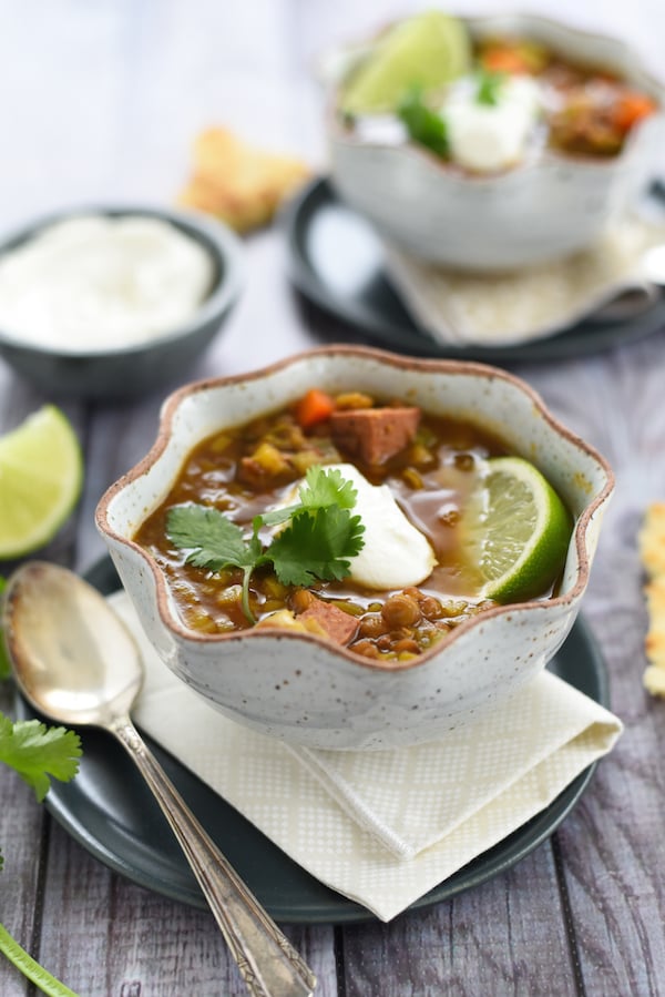 Healthy Soup Recipe: Slow-Cooker Lentil Soup With Sausage